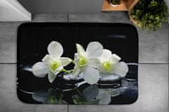tulup.si Kopalniške preproge Orhideje 90x60 cm Bela in siva