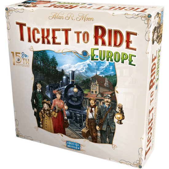 Days of Wonder družabna igra Ticket to Ride Europe 15th Anniversary Collector's Edition angleška verzija