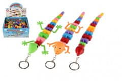 Teddies Obesek kuščar/ kača/ kameleon plastika 28cm na baterije s svetlobo