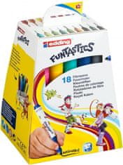 Edding Children's Funtastics 14 markerjev, komplet 18 barv za manjše otroke