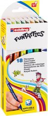 Edding Children's Funtastics 15 markerjev, komplet 18 barv za večje otroke