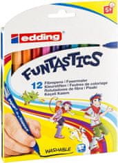Edding Children's Funtastics 15 markerjev, komplet 12 barv za starejše otroke