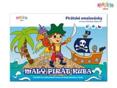 Piratska pobarvanka: mali pirat Kuba