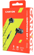 Canyon SEP-3 slušalke, 1,2 m, mikrofon, temno sive (CNS-CEP3DG)