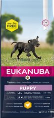 Eukanuba suha hrana za mladiče, Puppy Large Breed, 18 kg