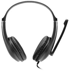 Canyon CHSU-1 slušalke, z mikrofonom, USB, 2m, črne (CNS-CHSU1B)