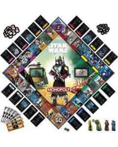  Hasbro Monopoly namizna igra, Star Wars Boba Fett Edition