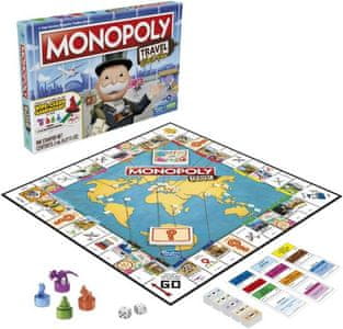  Hasbro Monopoly namizna igra, Travel World Tour