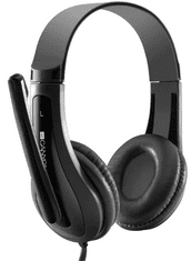 Canyon HSC-1 slušalke, z mikrofonom, 2m, črne (CNS-CHSC1B)