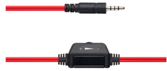 Canyon HSC-1 slušalke, z mikrofonom, 2m, rdeče (CNS-CHSC1BR)