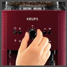 Krups A810770 Espresseria kavni aparat, rdeč