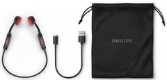 Philips TAA5608BK obušesne brezžične športne slušalke, črne