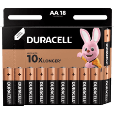 Duracell 18x Alkalne Baterije AA Basic LR6