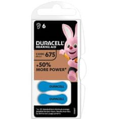 Duracell 6x Baterije za slušni aparat DA675 BL6