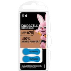 Duracell 6x Baterije za slušni aparat DA675 BL6