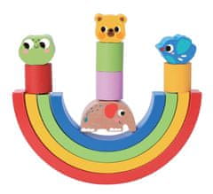 Dvěděti 2Kids Toys Balancing Rainbow z živalmi