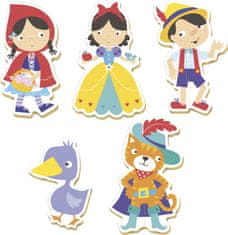 Educa Otroška sestavljanka Pravljice 5v1 (3-5 kosov)