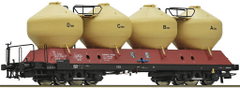 ROCO 3-delni komplet tovornjakov za silos ČD - 77004