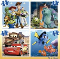 Educa Puzzle Disney Pixar 4v1 (12,16,20,25 kosov)