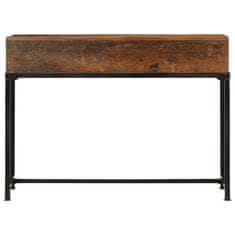 Vidaxl Konzolna miza 110x30x80 cm predelan trden les