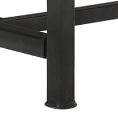 Vidaxl Konzolna miza 110x30x80 cm predelan trden les