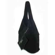Vera Pelle Torbice torbice za vsak dan črna Zamsz Shopper Bag XL A4