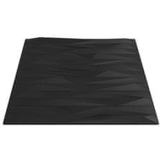 Vidaxl Stenski paneli 12 kosov črni 50x50 cm XPS 3 m² kamen