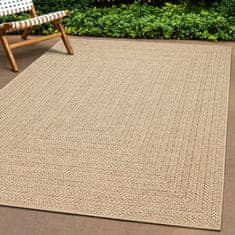 shumee Preproga ZIZUR 80x250 cm videz jute notranja in zunanja