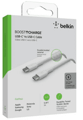 Belkin Boost Charge USB-C kabel, 60 W, 1m, bel (CAB004bt1MWH)