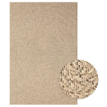 Vidaxl Preproga ZIZUR 120x170 cm videz jute notranja in zunanja