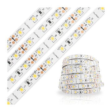 LUMILED LED trak 5m 12V 48W 600LED SMD2835 toplo bela IP65 8mm