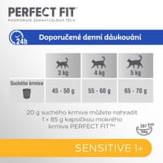 Perfect fit suha hrana za mačke s puranjim mesom, 6x750g