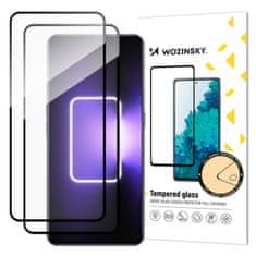 WOZINSKY KIT 2x 9H celozaslonsko kaljeno steklo Realme GT Neo 5 / Realme GT3 s črnim okvirjem