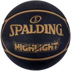 Spalding Žoge košarkaška obutev črna 7 Highlight Ball