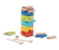 Dvěděti 2Kids Toys Jenga z živalmi