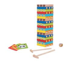 Dvěděti 2Kids Toys Jenga z živalmi