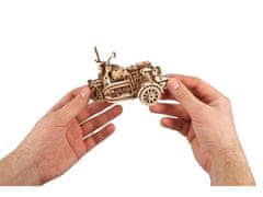 UGEARS 3D sestavljanka Harry Potter: Hagridovo leteče motorno kolo 130 kosov