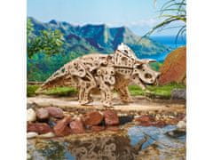 3D lesena mehanska sestavljanka Triceratops