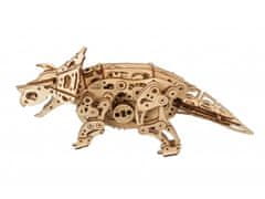 3D lesena mehanska sestavljanka Triceratops
