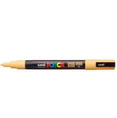 Uni-ball Posca akrilni marker PC-3M, 0,9 - 1,3 mm, marelične barve (s tanko okroglo konico)