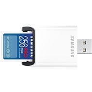 Samsung/SDXC/256GB/180MBps/USB 3.0/USB-A/razred 10/+ Adapter/modra