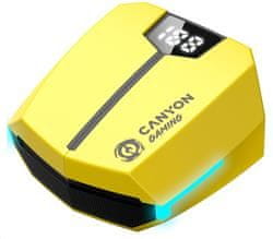 Canyon Gaming slušalke "Doublebee" GTWS-2 rumene barve