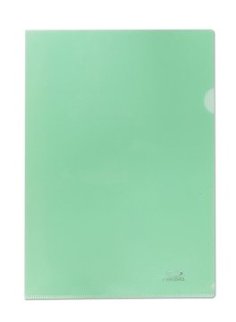 Concorde Zložljiv ovitek A4 "L" 180 mic, komplet 10 kosov, gladek, zelen