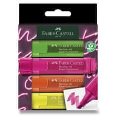 Faber-Castell Označevalnik Textliner 46 Neon komplet 4 barv