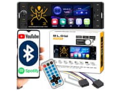 Blow Spider avto radio, RDS, FM, Bluetooth, 4x60W, MirrorLink, klici, USB/microSD/AUX