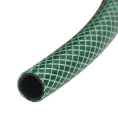 Vidaxl Vrtna cev zelena 1,3" 100 m PVC
