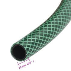 Vidaxl Vrtna cev zelena 0,5" 10 m PVC
