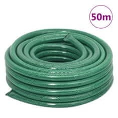 Vidaxl Vrtna cev zelena 50 m PVC
