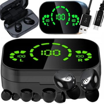 Verkgroup 3v1 bluetooth 5.3 brezžične slušalke in power bank