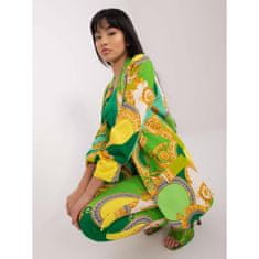 ITALY MODA Ženski suknjič s 3/4 rokavi EOMY zeleno-rumene barve DHJ-MA-7684B-3.95P_399605 M